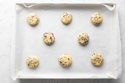 Preparazione Crumbl cookies - Fase 3 Preparazione Crumbl cookies - Fase 3
