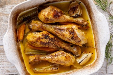 Fusi di pollo al forno