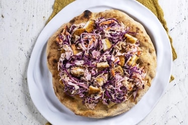 Pizza coleslaw e cotoletta