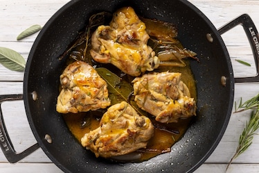 Sovracosce di pollo in padella