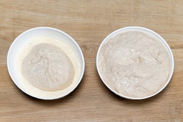 Staglio, preforma e lievitazione in ciotola della pizza