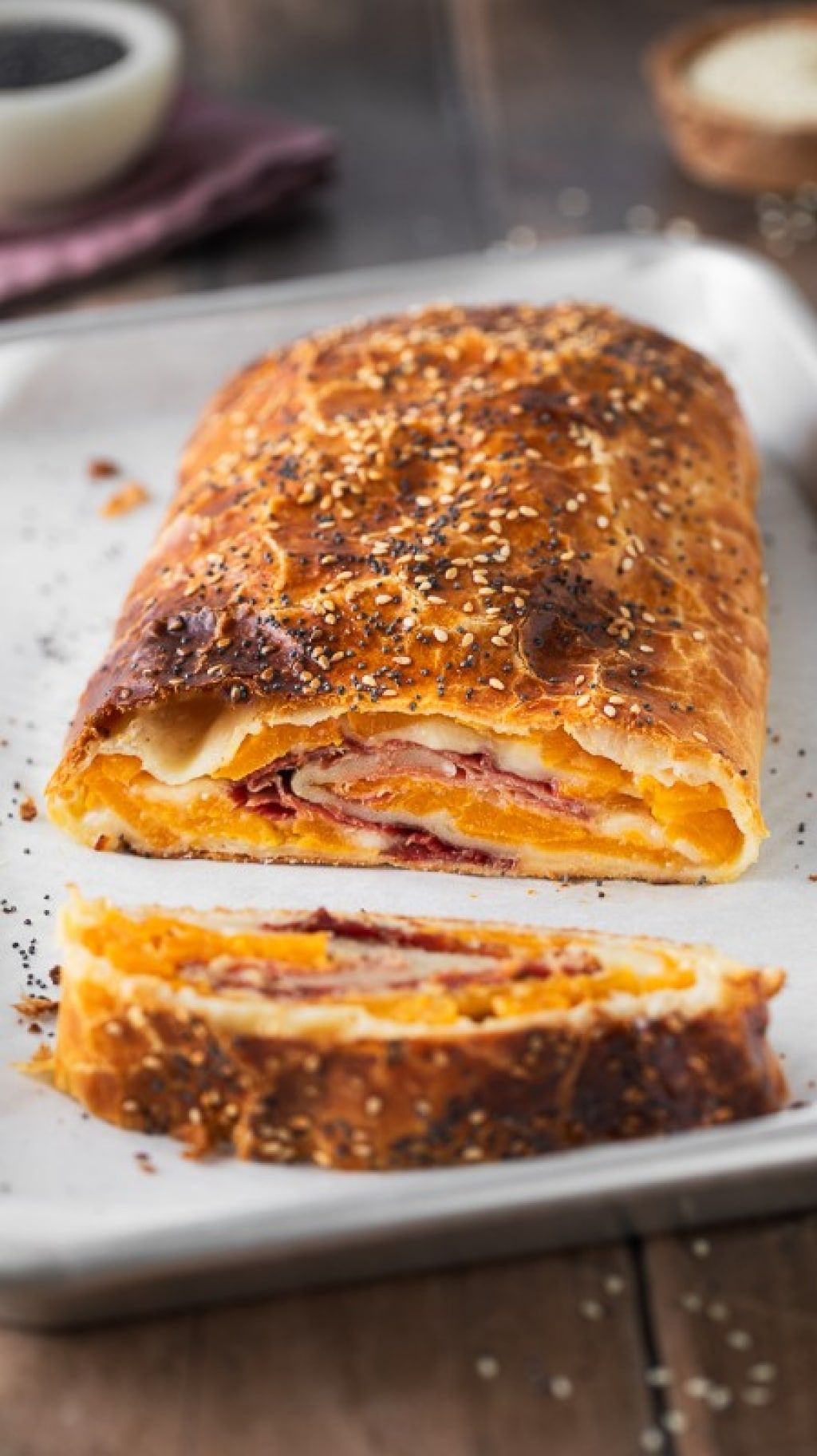 Strudel salato con zucca