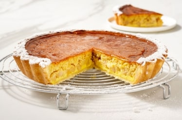 Torta di mele cremosa
