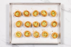 Preparazione Vol au vent con Philadelphia al Salmone Norvegese e alle Erbe Mediterranee - Fase 4