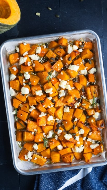 Zucca e feta al forno