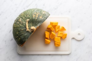 Preparazione Zucca e feta al forno - Fase 1