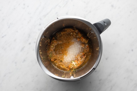 Preparazione Dado vegetale con il Bimby - Fase 2 Preparazione Dado vegetale con il Bimby - Fase 2