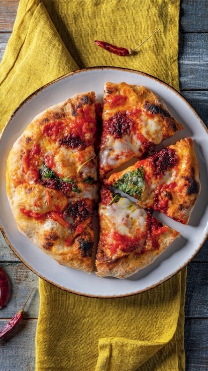 Pizza Margherita con la 'nduja