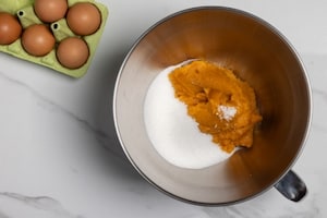 Preparazione Tenerina di zucca - Fase 2