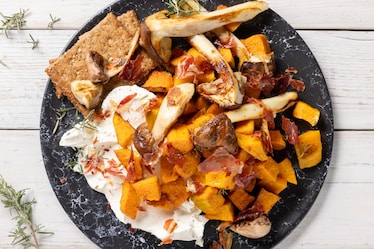 Zucca arrosto con Philadelphia