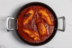 Preparazione Calamari ripieni in padella - Fase 5