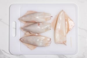 Preparazione Calamari ripieni in padella - Fase 3