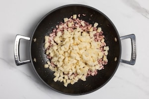 Preparazione Calamari ripieni in padella - Fase 2