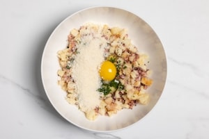 Preparazione Calamari ripieni in padella - Fase 2