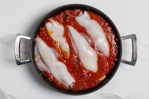 Preparazione Calamari ripieni in padella - Fase 4