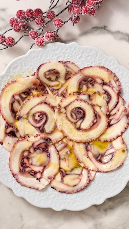 Carpaccio di polpo