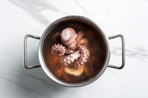 Preparazione Carpaccio di polpo - Fase 1