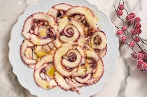 Preparazione Carpaccio di polpo - Fase 6