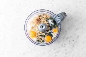 Preparazione Flan di spinaci - Fase 1