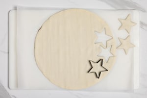 Preparazione Ghirlanda salata di Natale - Fase 2