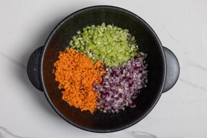 Preparazione Lasagne con ragù di tofu - Fase 1