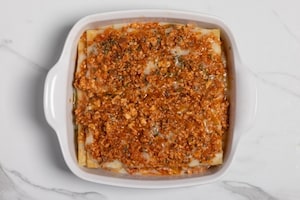 Preparazione Lasagne con ragù di tofu - Fase 5