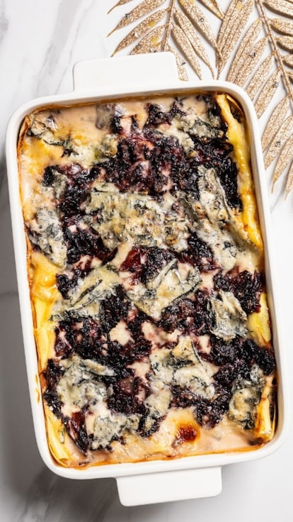 Lasagna radicchio e gorgonzola