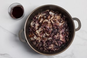 Preparazione Lasagna radicchio e gorgonzola - Fase 2