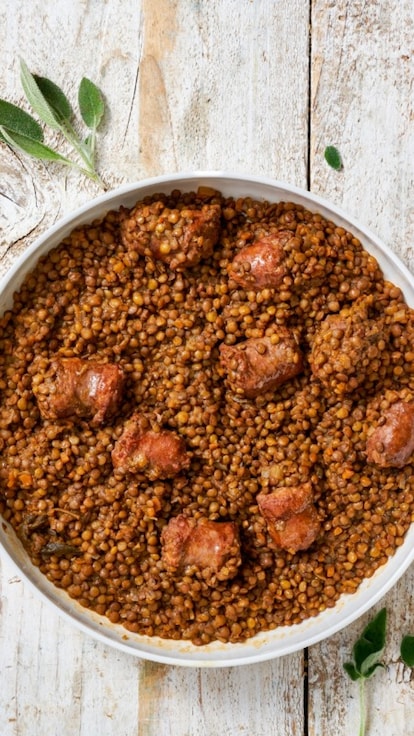 Lenticchie e salsiccia