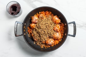 Preparazione Lenticchie e salsiccia - Fase 3