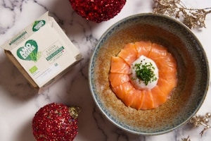 Preparazione Onsen egg, salmone e patate - Fase 6