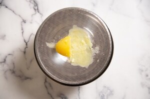 Preparazione Onsen egg, salmone e patate - Fase 2