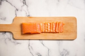 Preparazione Onsen egg, salmone e patate - Fase 4