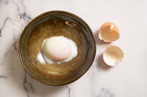 Preparazione Onsen egg, salmone e patate - Fase 5