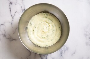 Preparazione Onsen egg, salmone e patate - Fase 3