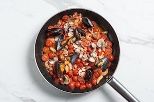 Preparazione Paccheri allo scoglio - Fase 4