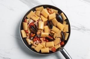 Preparazione Paccheri allo scoglio - Fase 5