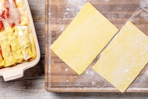 Preparazione Pasta fresca vegana - Fase 2