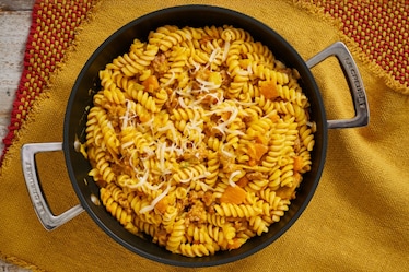 Pasta zucca e salsiccia
