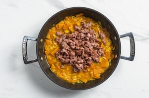 Preparazione Pasta zucca e salsiccia - Fase 3