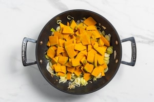 Preparazione Pasta zucca e salsiccia - Fase 2