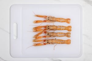 Preparazione Scampi al forno - Fase 1