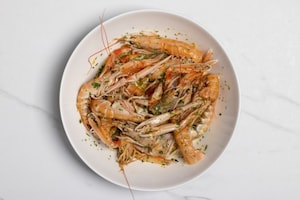 Preparazione Scampi al forno - Fase 2