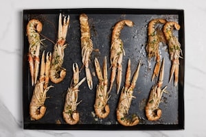 Preparazione Scampi al forno - Fase 2