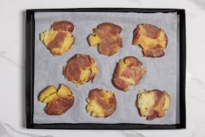 Preparazione Smashed potatoes con gorgonzola - Fase 1