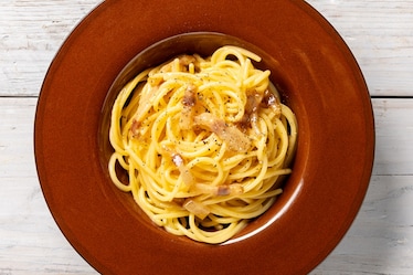 Spaghetti alla carbonara senza glutine