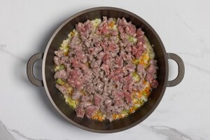 Preparazione Timballo di rigatoni - Fase 1