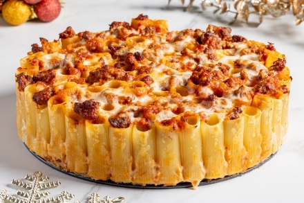 Preparazione Timballo di rigatoni - Fase 6 Preparazione Timballo di rigatoni - Fase 6