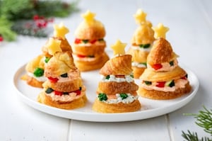 Preparazione Alberi di Natale di croissant - Fase 4
