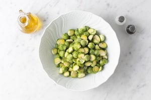 Preparazione Cavoletti di Bruxelles arrosto - Fase 1